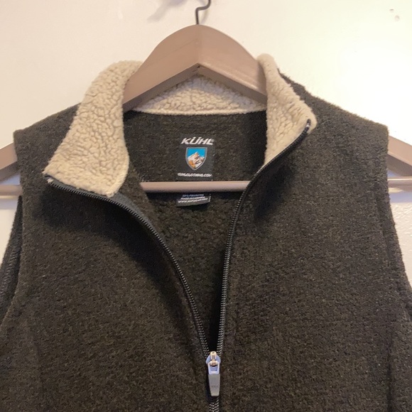 Kuhl Alfpaca Vest Womens XS Brown Fleece Outdoor Hiking Cozy Comfy - Picture 4 of 14